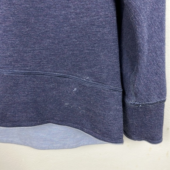 Lululemon Time Out Crew *Reversible Heathered Deep Indigo - Picture 11 of 14